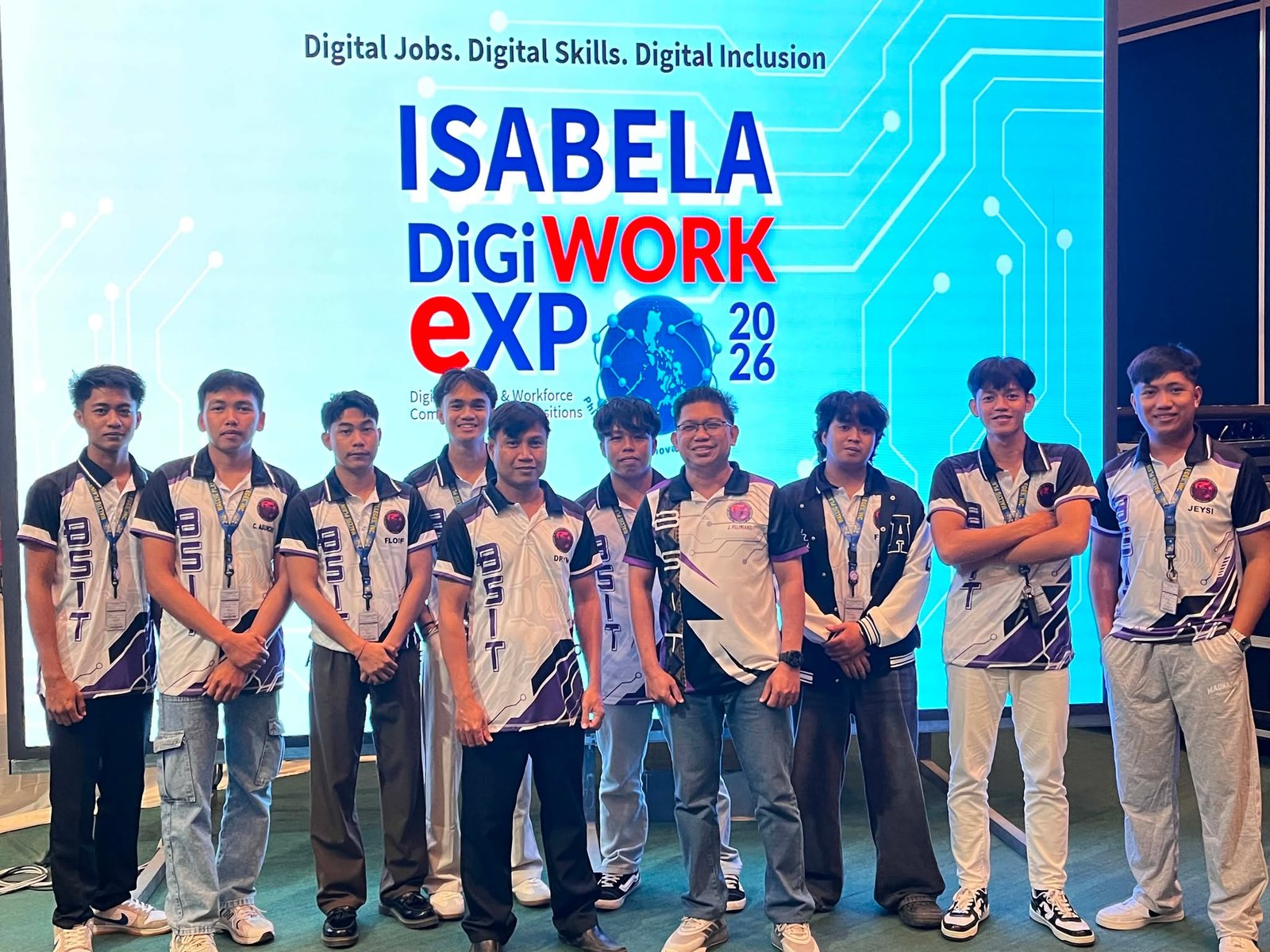 BSIT Delegation Joins the 2026 Isabela DigiWork Expo